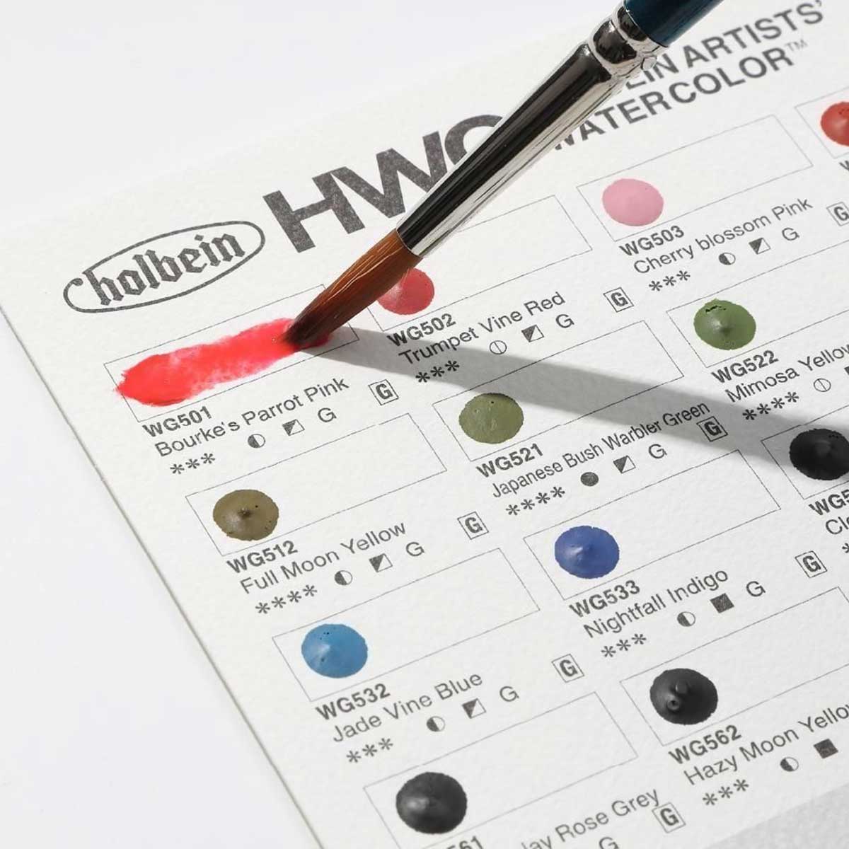 【新商品価格】ホルベイン 透明水彩絵具 ドットカード DC2 グラニュレーティング 24色用 A5 (212031) 