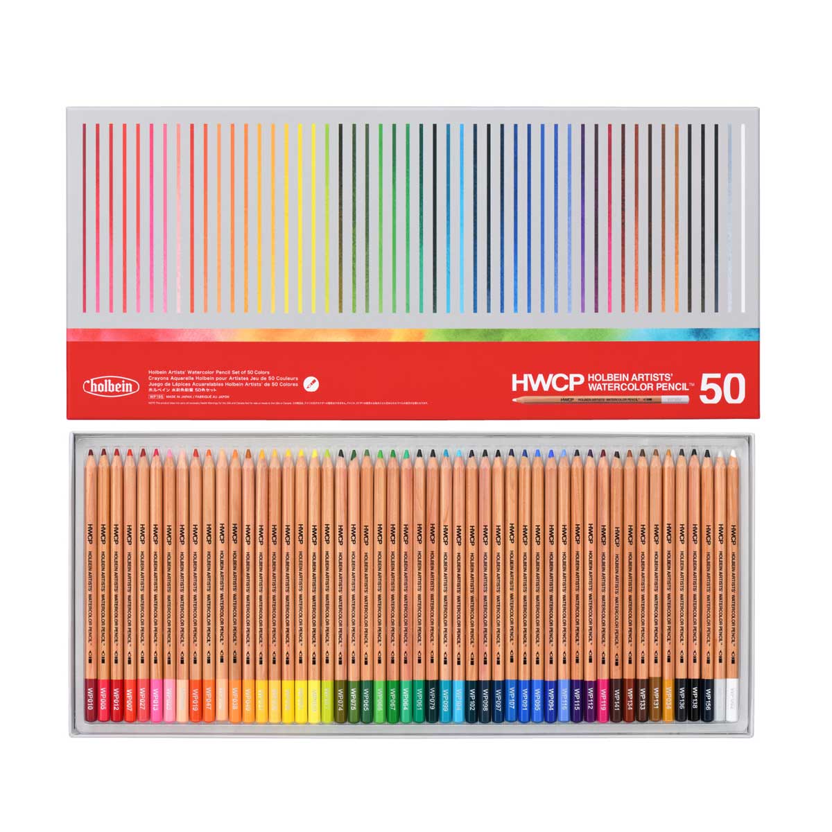 新商品プライス】ホルベイン 水彩色鉛筆 50色セット | ホルベイン水彩