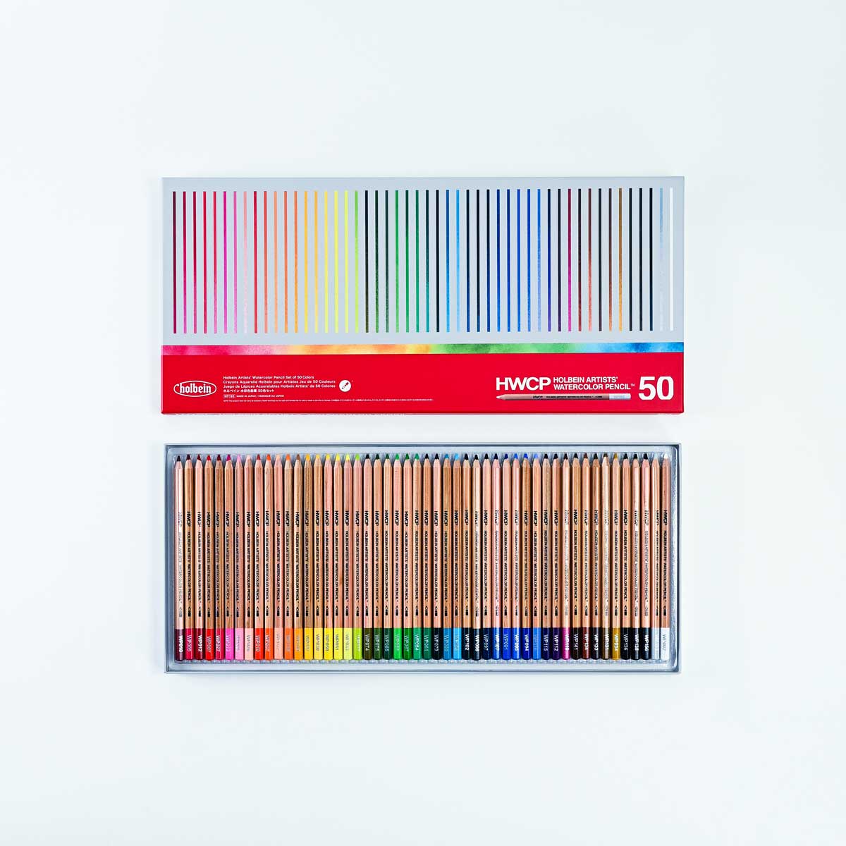 新商品プライス】ホルベイン 水彩色鉛筆 50色セット
