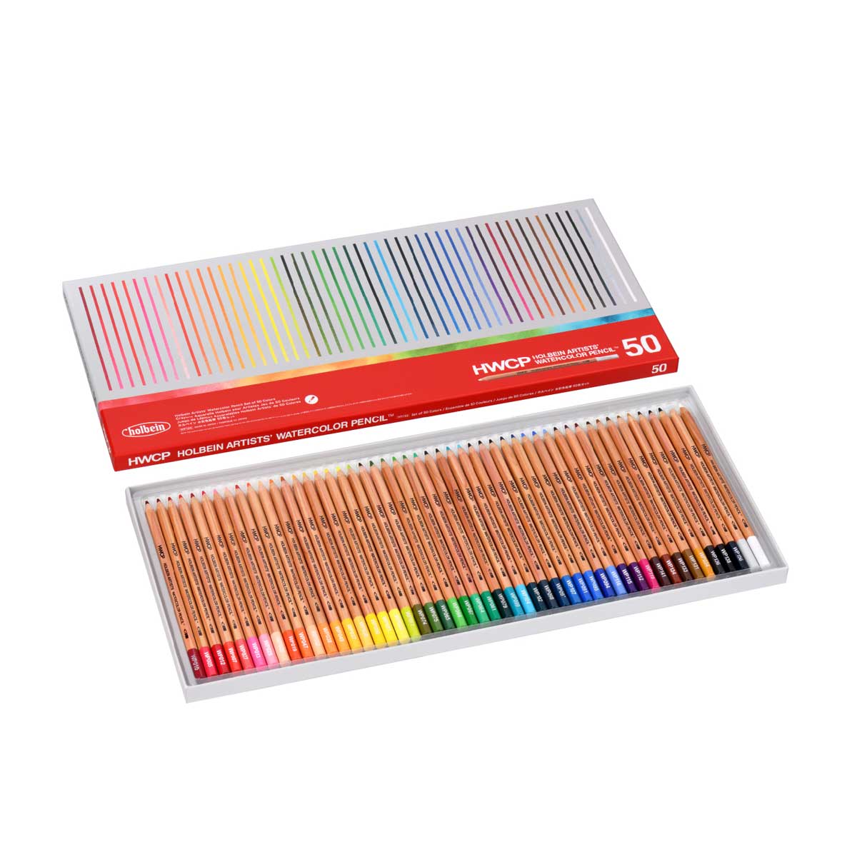 ホルベイン　水彩色鉛筆　50色セット 在庫限りプライス】ホルベイン 水彩色鉛筆 50色セット
