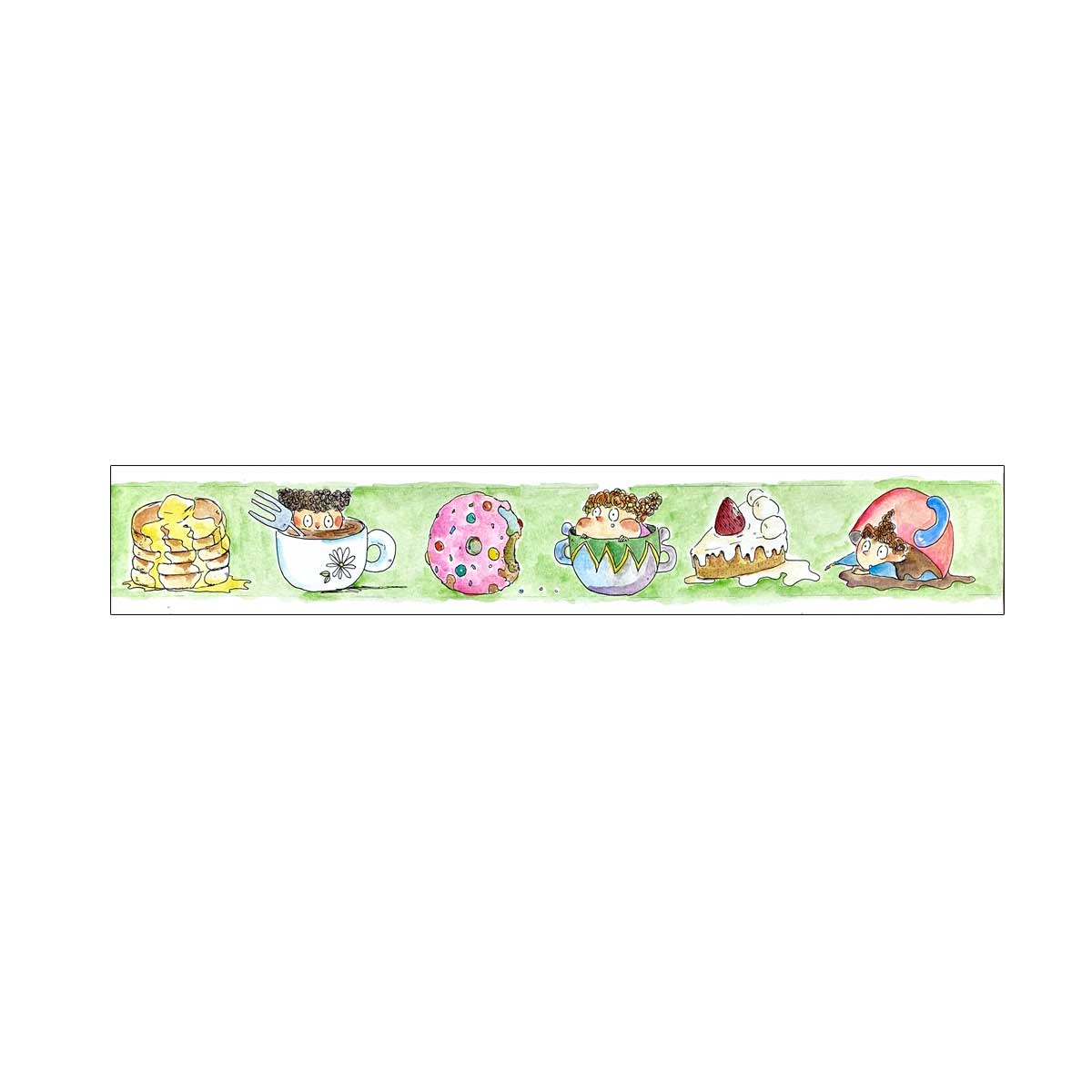 ホルベイン×夏きこ コラボ マスキングテープ 3巻入 (474898)