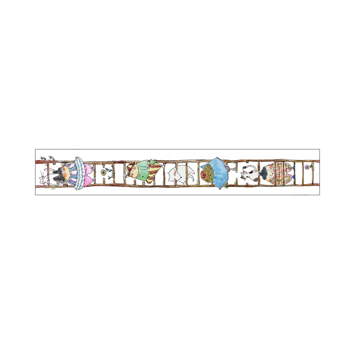 ホルベイン×夏きこ コラボ マスキングテープ 3巻入 (474898)