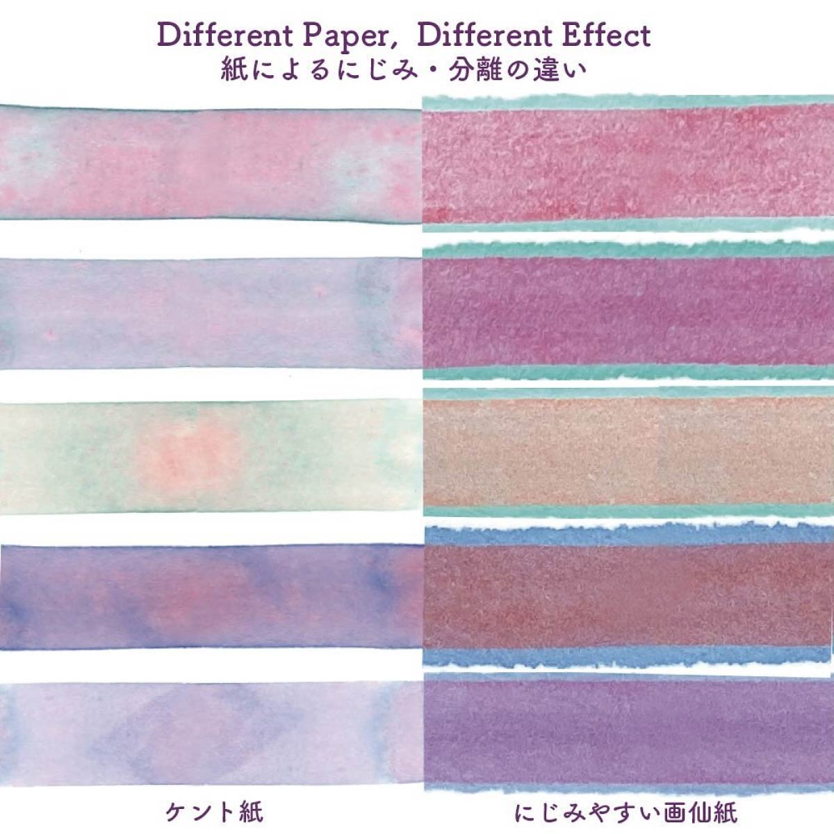 呉竹 顔彩耽美 5色セット グラニュレーティングカラーズ (MC20GN/5V