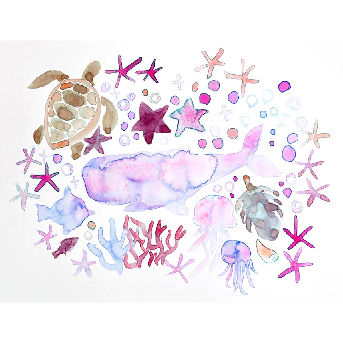 呉竹 顔彩耽美 5色セット グラニュレーティングカラーズ (MC20GN/5V