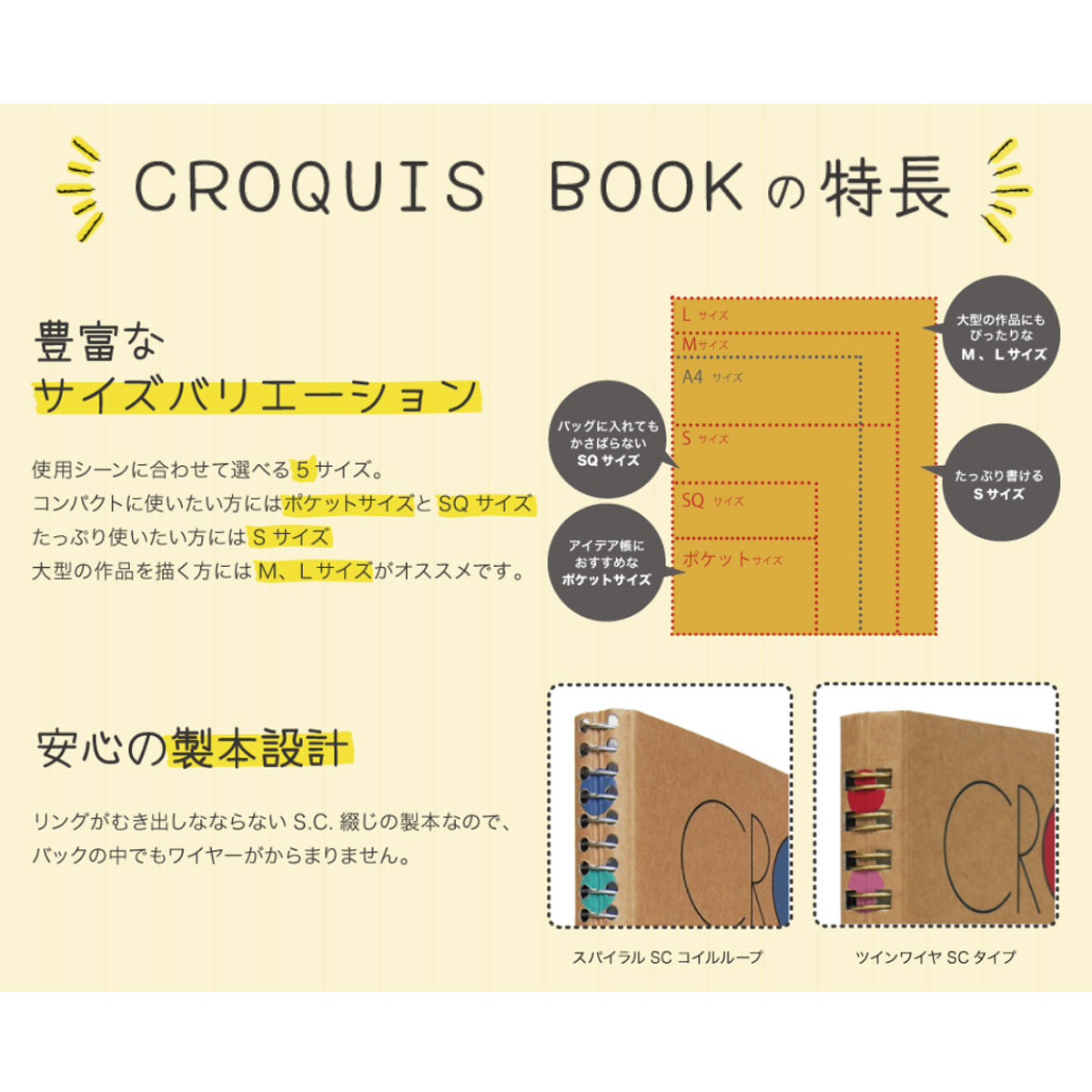 マルマン クロッキーブック SQ/SQ2 
