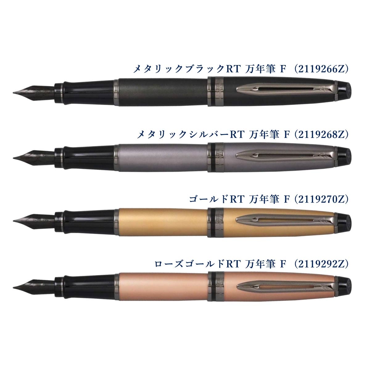 在庫限りプライス】ウォーターマン エキスパート 万年筆 F 全4色