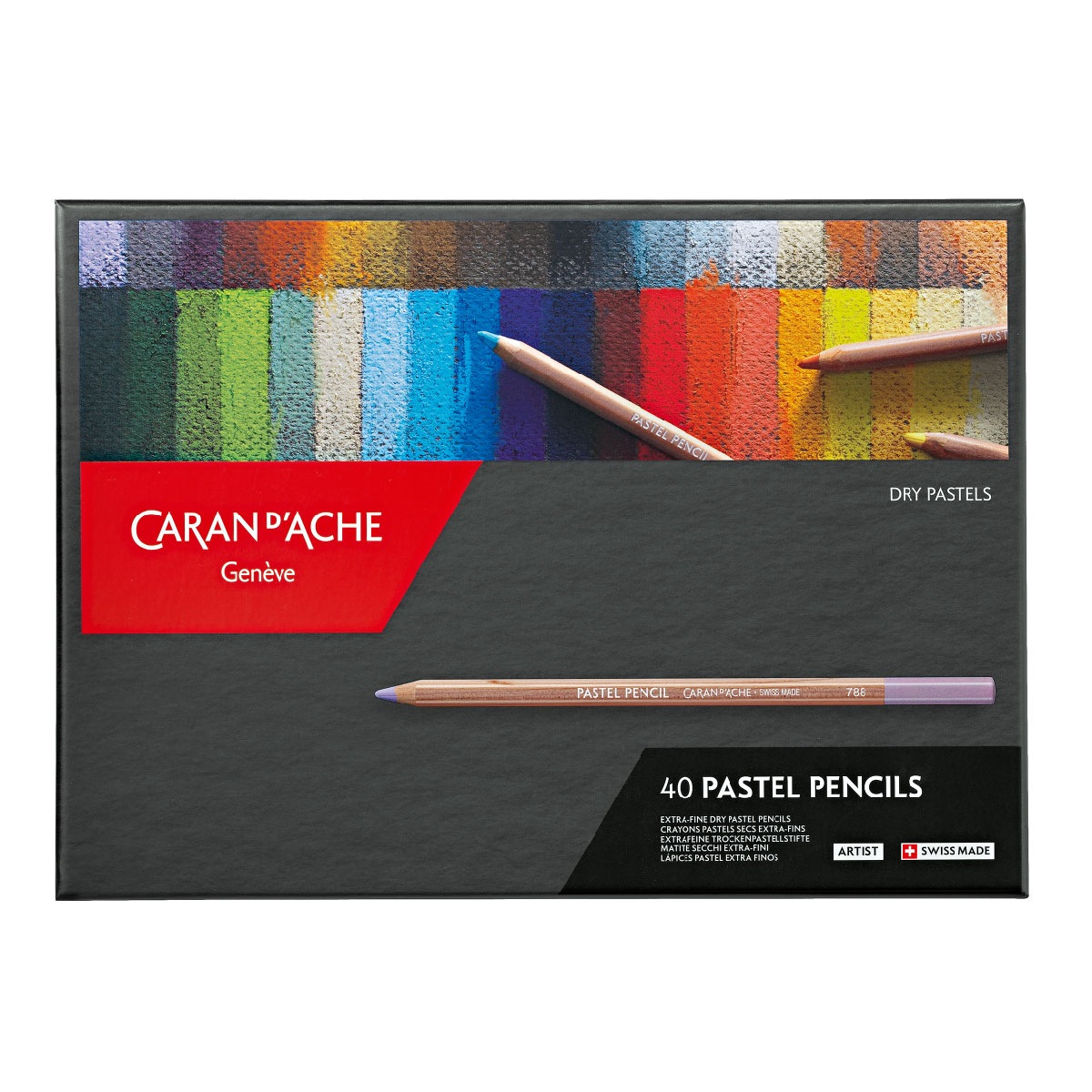 カランダッシュ(Caran d'Ache) 788-340 パステルペンシル40色セット (687198)