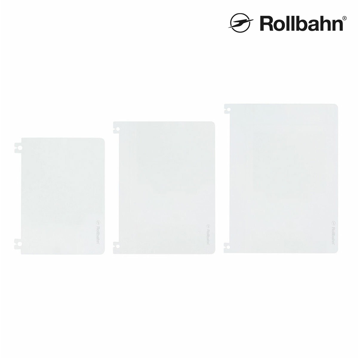 Rollbahn(ロルバーン) ポケット付メモM用プロテクター M/L/A5 全3種
