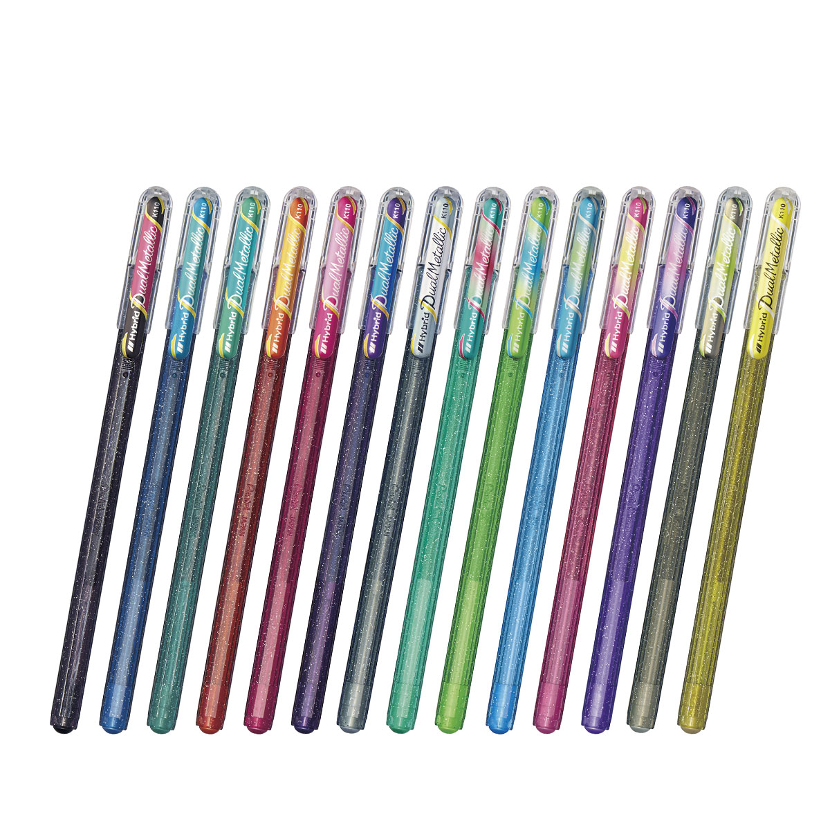 新商品価格】ぺんてる DualMetallic デュアルメタリック 全14色(単色