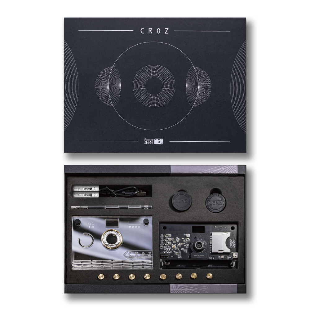 ペーパーシュート(papershoot) CROZ VANGUARD Camera Set/透明・クリア