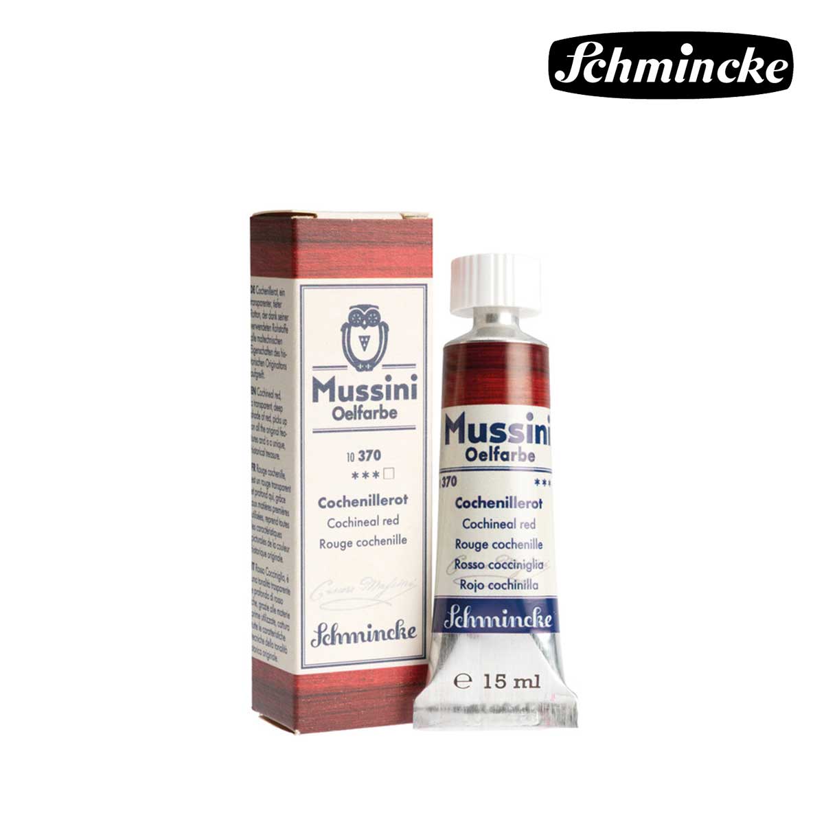 シュミンケ ムッシーニ油絵具 15ml コチニールレッド (1037006