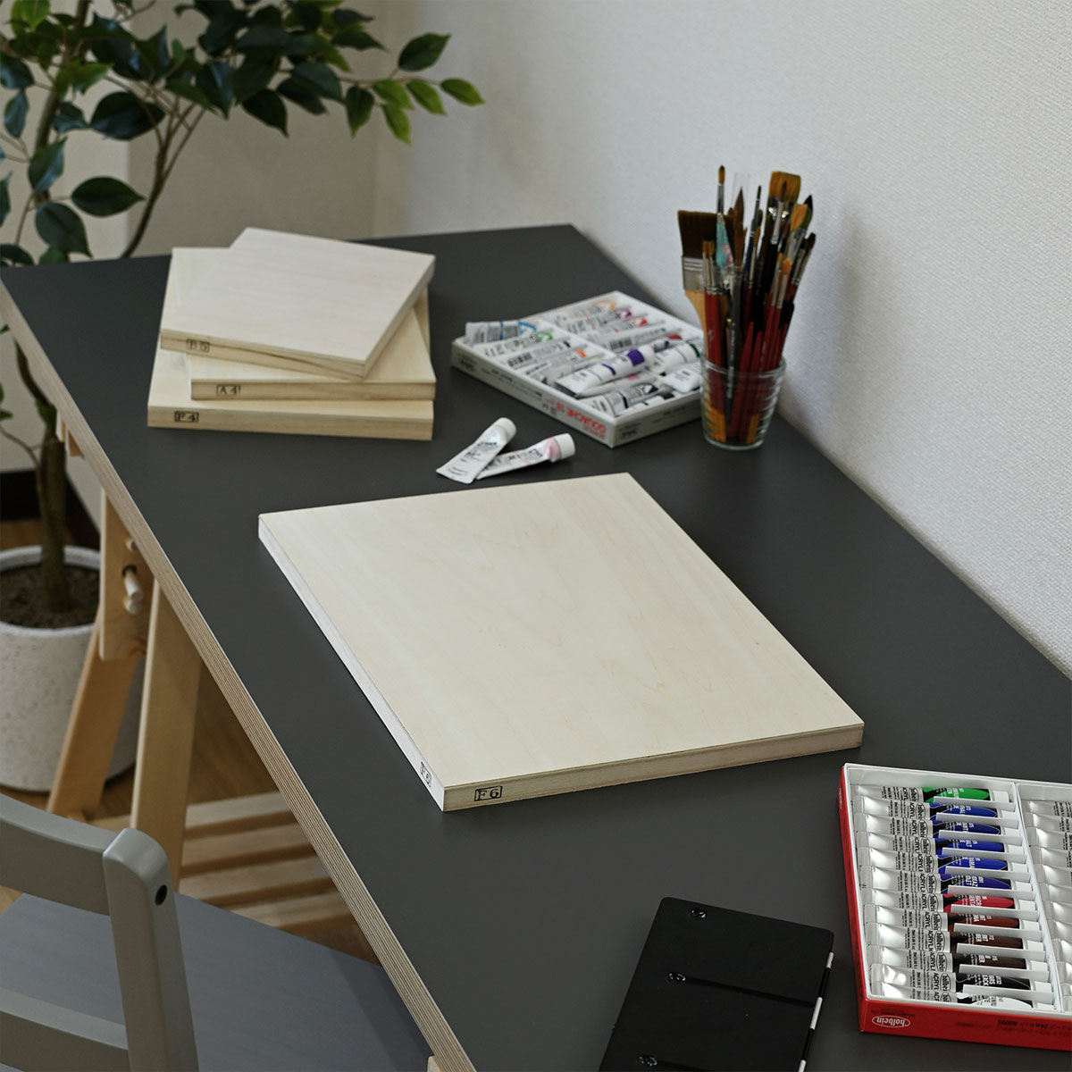 那須野画材工業 Snow White シナパネル (11サイズ) | パネル | 静風堂