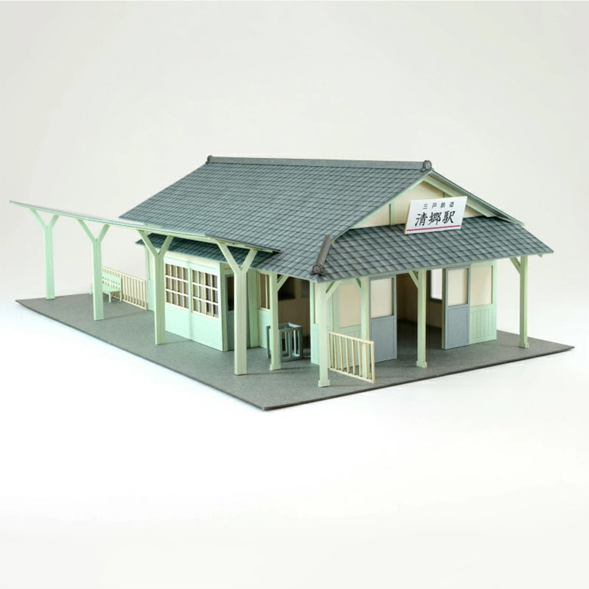 新商品価格】さんけい 情景 S=1/87・80 駅舎-6 (MK05-64) | 情景