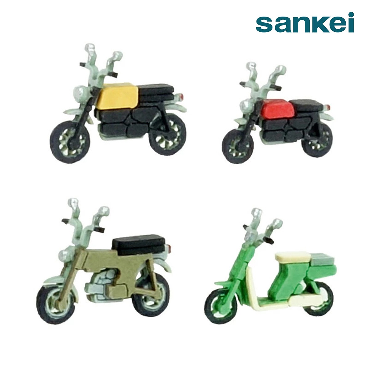 (未使用･未開封品)　さんけい 1/150 ジオラマ オプションキット 遊具B MP04-24 og8985z 新商品価格】さんけい ジオラマ オプション S=1/150 バイクD (MP04-101