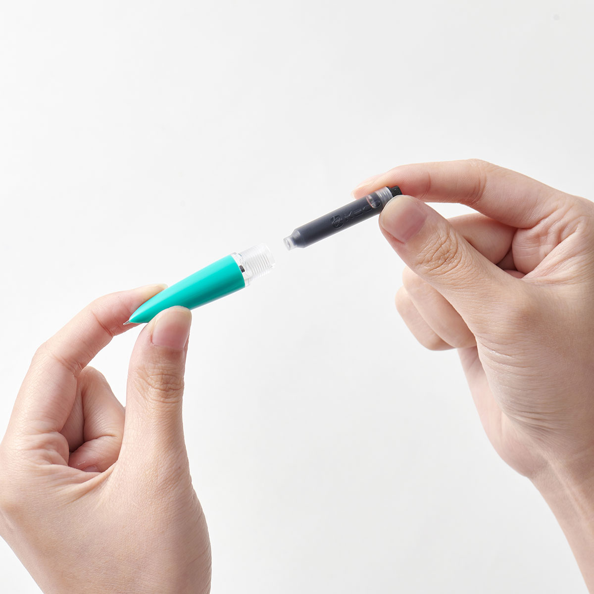KACO RETRO 万年筆コンバーター+カードリッジ(黒)2本付き Mint Green/Blue/Green/Light Purple/White/Black 全6色