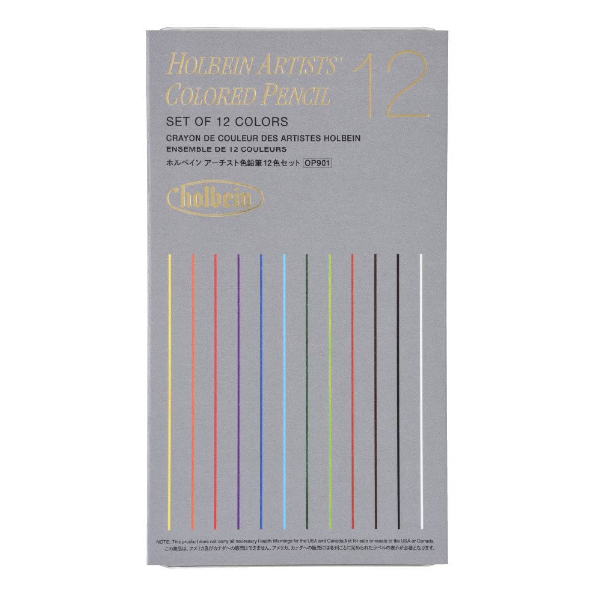 ホルベイン アーチスト色鉛筆セット 12色セット ベーシック OP901 (20901)