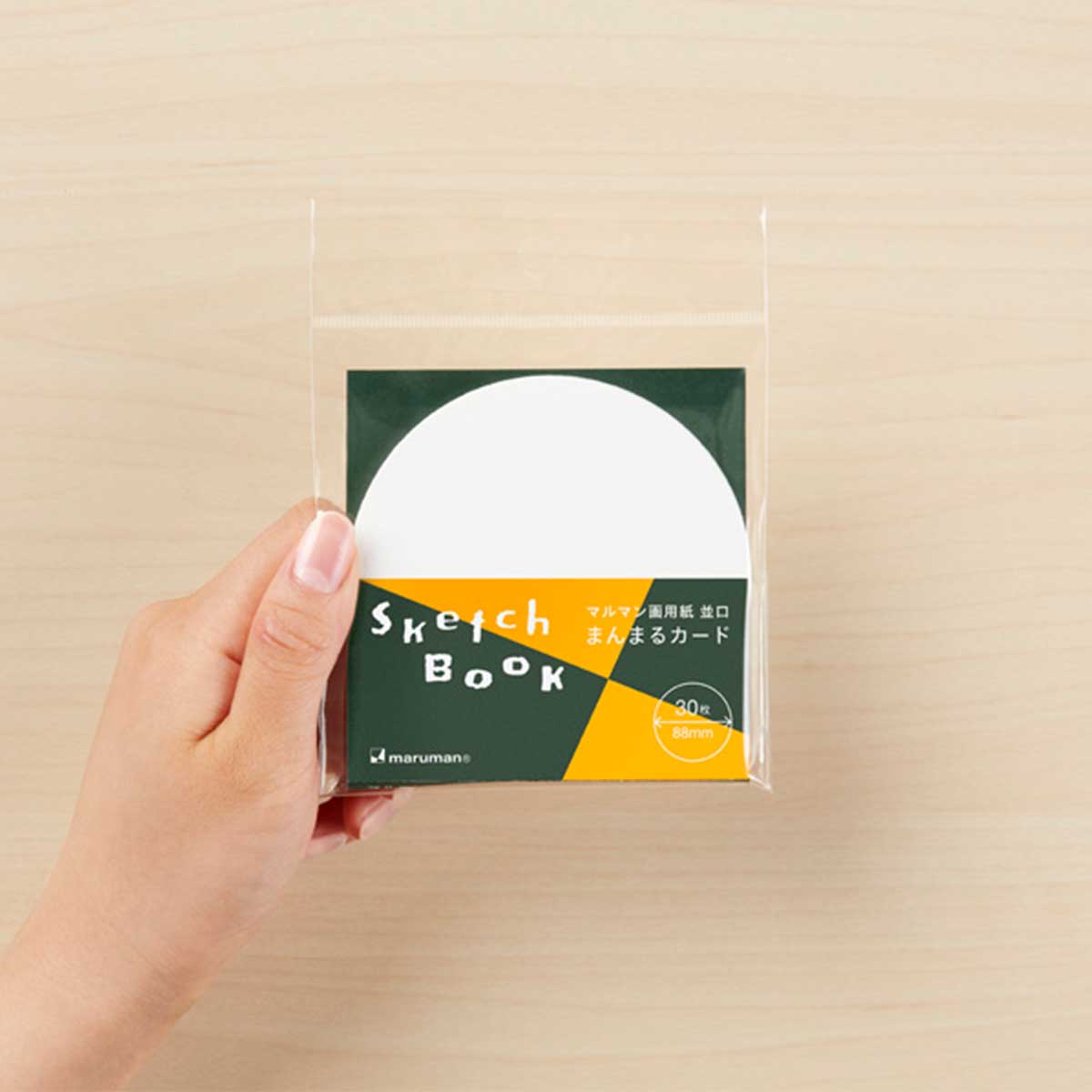 新商品価格】(数量限定) マルマン まんまるカード 画用紙 並口 バラ紙