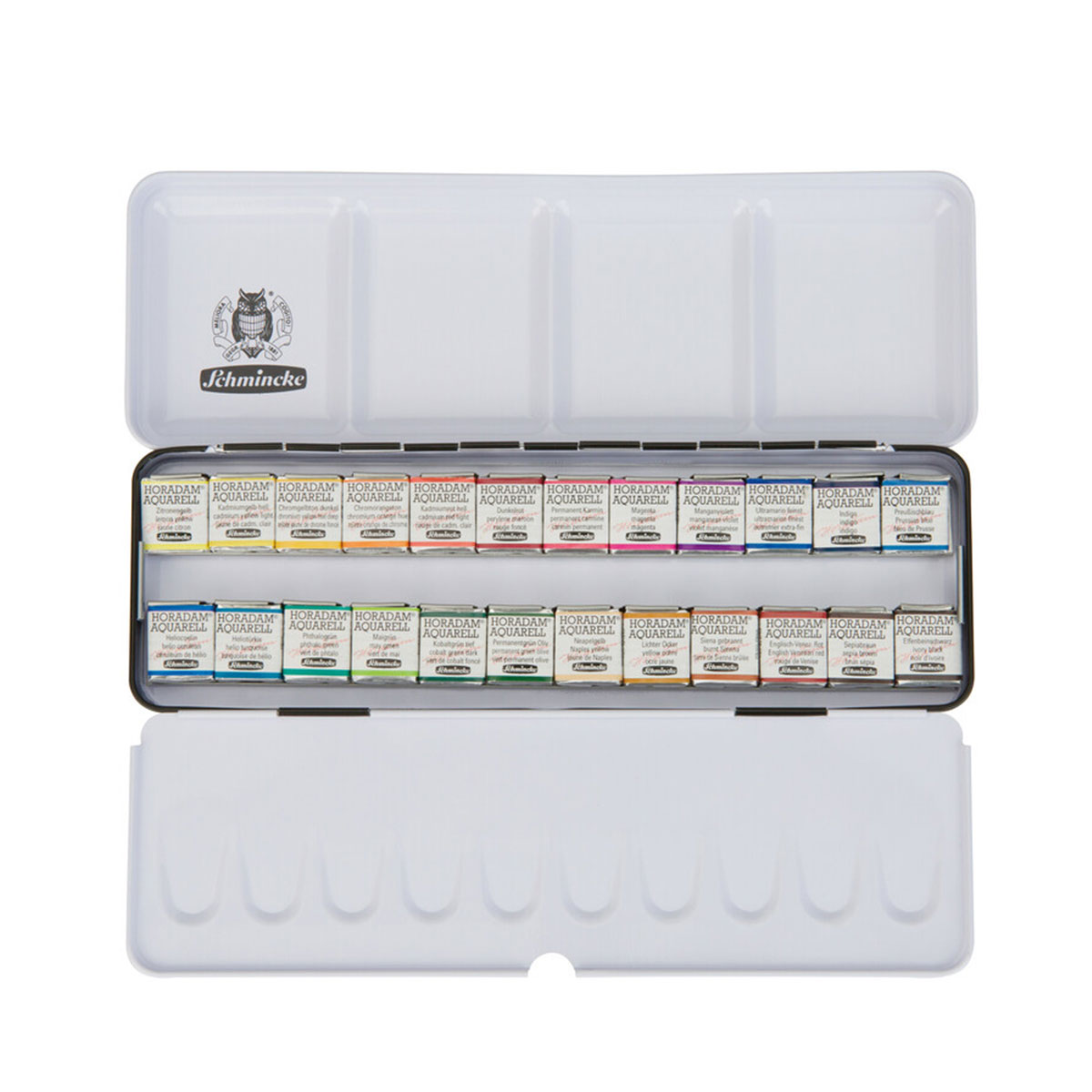シュミンケ　ホラダム　透明水彩　ハーフパン　24色 シュミンケ ホラダム 固形水彩絵具 ハーフパン24色セット