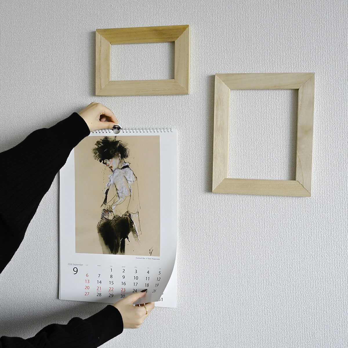 丸善美術商事 永山裕子カレンダー 2026年版 A3サイズ 