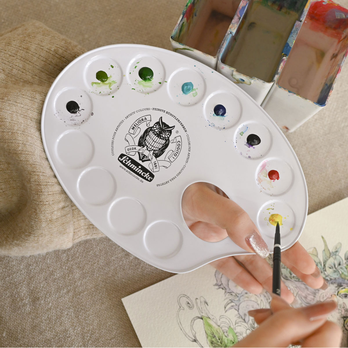 送料無料】シュミンケ Schmincke マツダケンセレクト ホラダム透明水彩