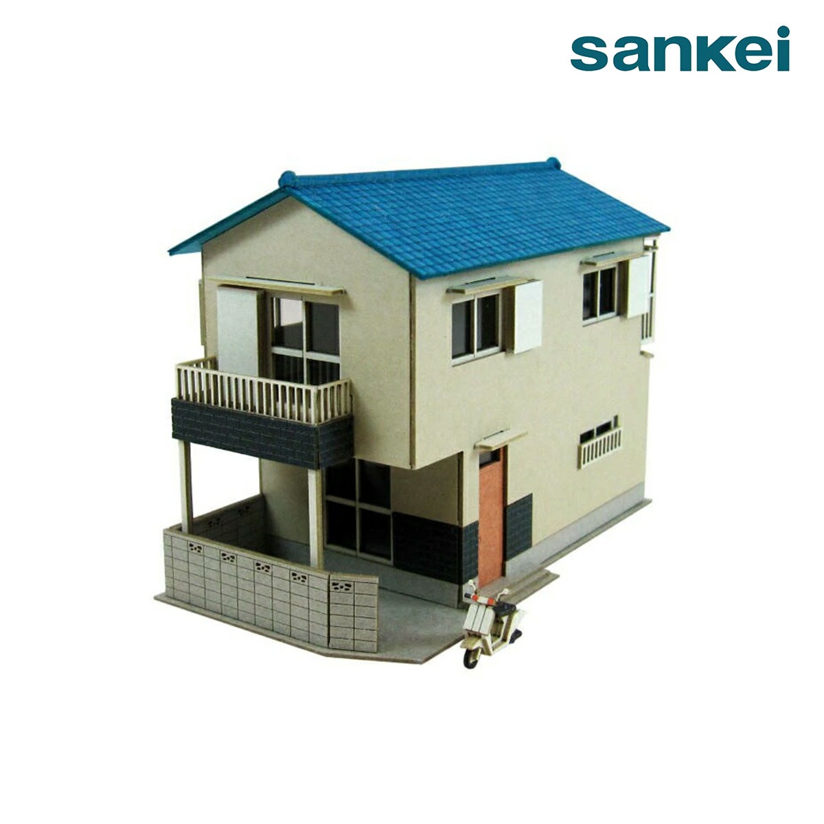 さんけい なつかしのジオラマシリーズS=1/150 民家Ｅ (MP03-107)