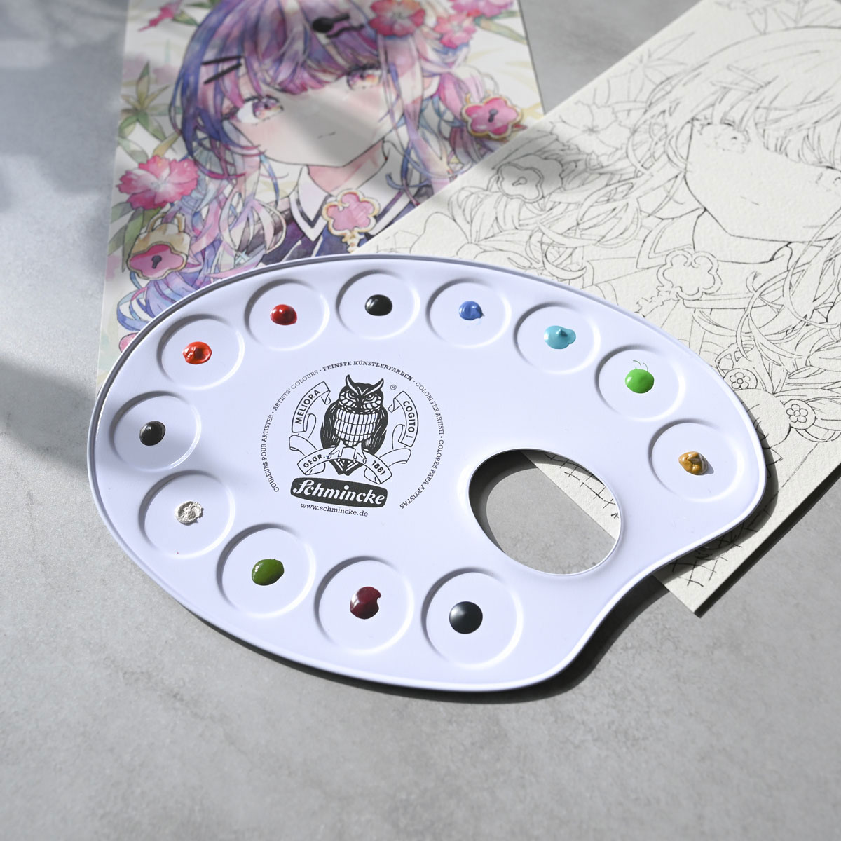 送料無料】シュミンケ Schmincke 優子鈴セレクト ホラダム透明水彩絵具