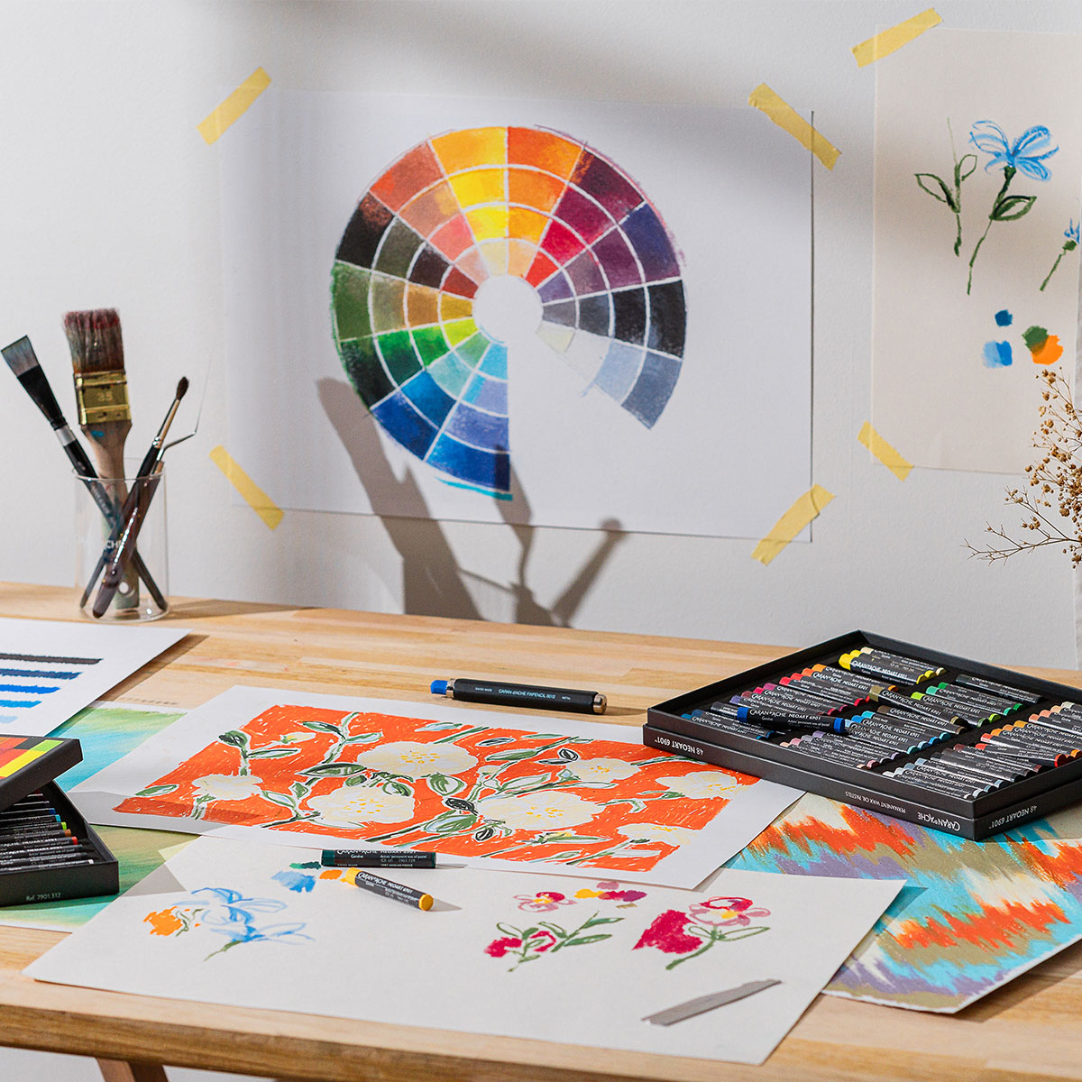 原色かな手本1-10 10冊セット おしゃれ＋コンパクトが魅力 『かな書道セット 雅 MIYABI』 | 創業寛文