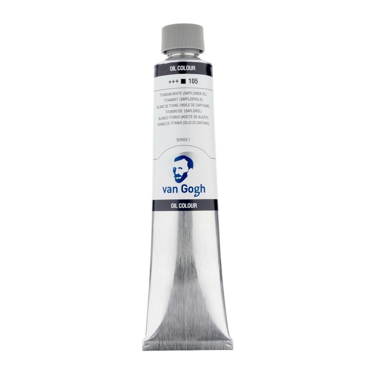 【数量限定50％OFF】ターレンス Van Gogh ヴァンゴッホ油絵具 200ml チタニウムホワイト (452906)