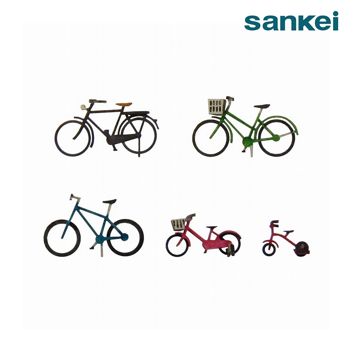 さんけい ジオラマ オプション S=1/150 自転車A (MP04-70) | ジオラマ
