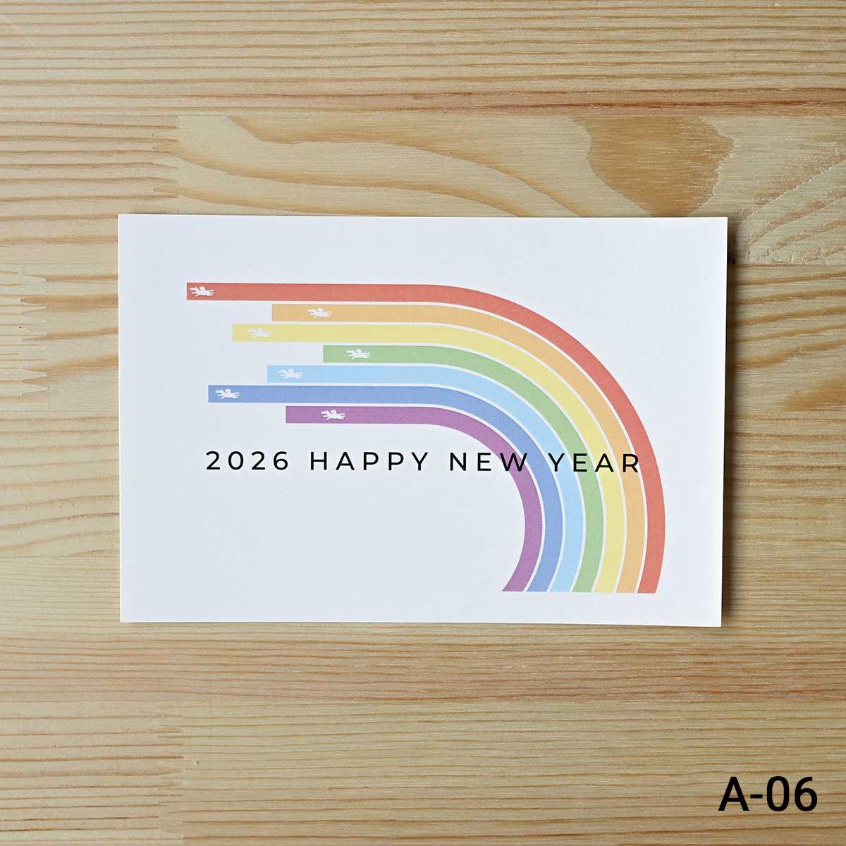 2026年 (令和8年) 午年 デザイン パック年賀状 5枚入り (A-01～08)　1/4Page