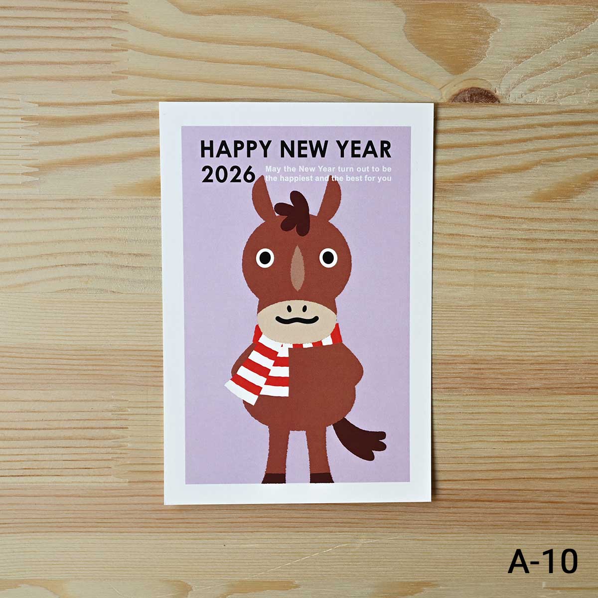 2026年 (令和8年) 午年 デザイン パック年賀状 5枚入り (A-09～16)　2/4Page