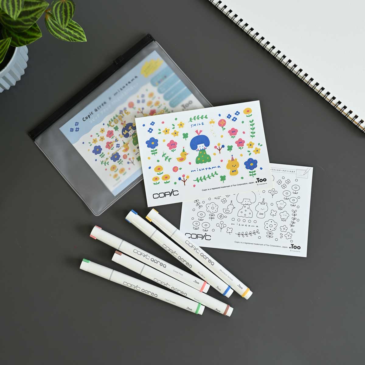 送料無料】Too コピック アクレア mizutamaセット (数量限定商品