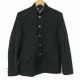 学生服 学ラン 160A 男子 富士ヨット 上着 標準型学生服 ラウンドカラー カシドス 黒 中古 ランクC a3 JJ5748