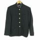 学生服 学ラン 170A 男子 トンボ NBP 上着 ウール混 標準型学生服 ラウンドカラー カシドス 黒 中古 ランクC a3 JJ5798