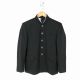 学生服 学ラン 160A 男子 トンボ 上着 丸洗い可 標準型学生服 ラウンドカラー カシドス 黒 中古 ランクC a3 JJ7011