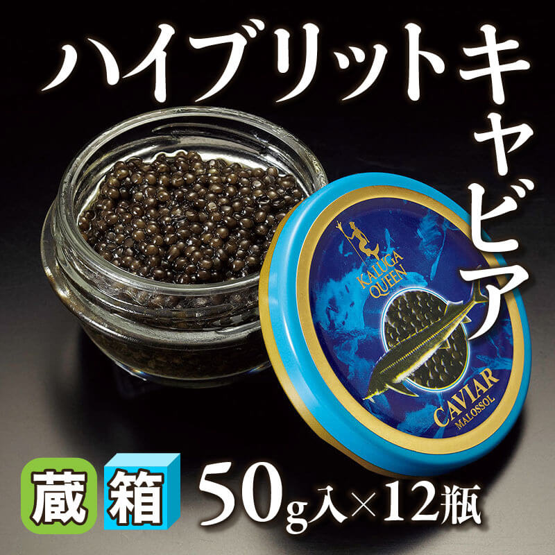 ［箱売］ハイブリットキャビア（50g入×12瓶）〈冷蔵〉