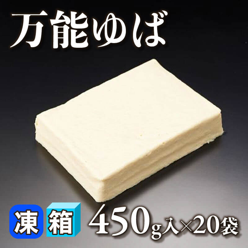 ［箱売］国産 万能ゆば 9kg（450g入×20袋）〈冷凍〉