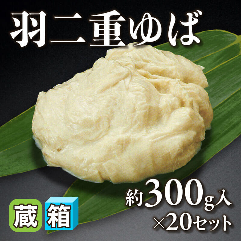 ［箱売］国産 羽二重ゆば 6kg（約300g入×20セット）〈冷蔵〉