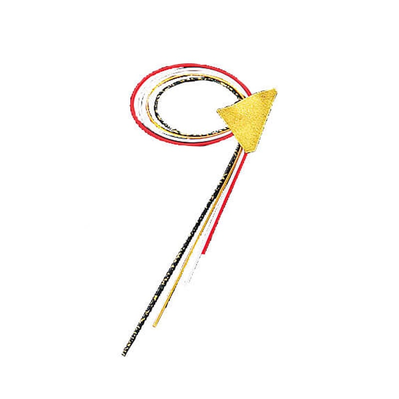 ［ヤマコー 用美］水引飾り両面テープ付【長】［100個入］