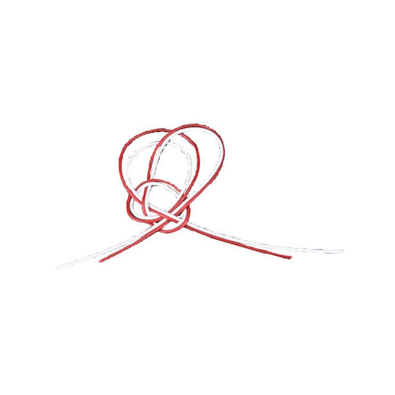 ［ヤマコー 用美］樹脂製水引飾り 変わり結び ［100個入］