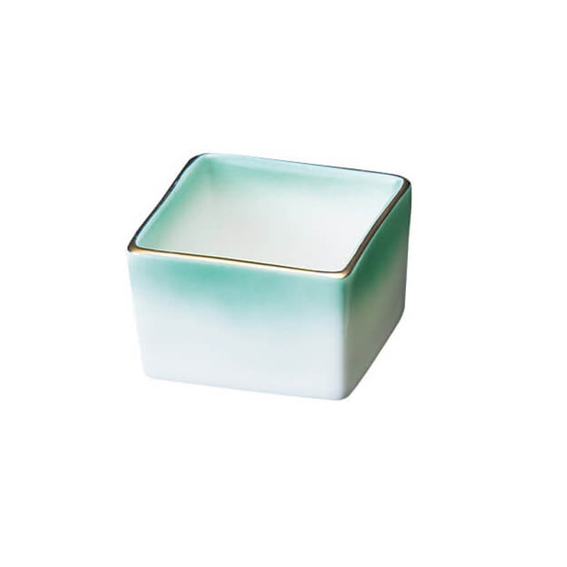 ［ヤマコー 用美］陶器・角型珍味入 ヒワ吹