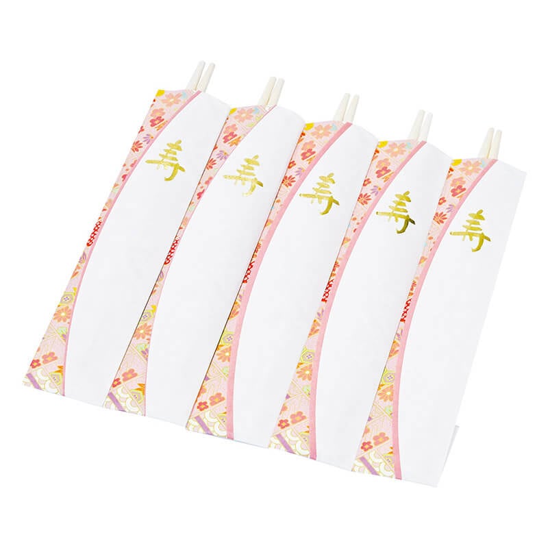 ［ヤマコー 用美］お祝い箸 花友禅［5膳入］