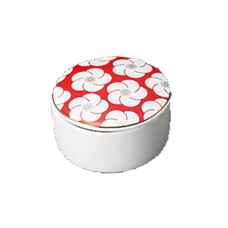 ［ヤマコー 用美］蓋付珍味入 梅柄