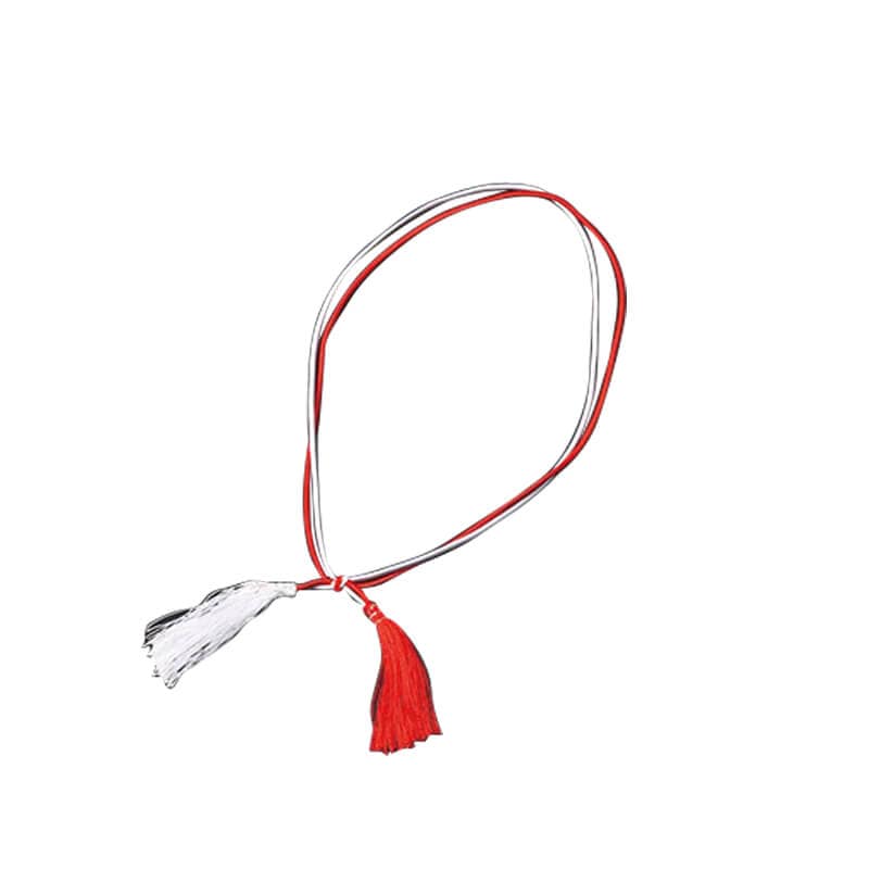 ［ヤマコー 用美］重箱用二重ゴム房ひも紅白［100本入］