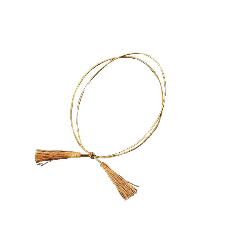 ［ヤマコー 用美］重箱用二重ゴム房ひも 金［50本入］