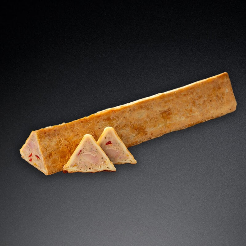 ［箱売］三角チキンパテ 10.6kg（530g入×10×2）〈冷凍〉