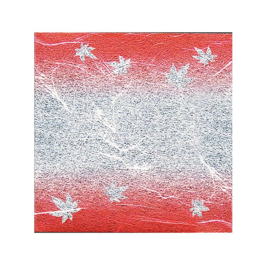 PPグラ雲竜懐紙 4寸 赤もみじ［200枚入］