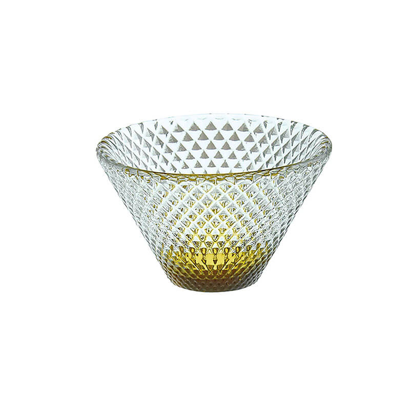 硝子モダンカップ 琥珀