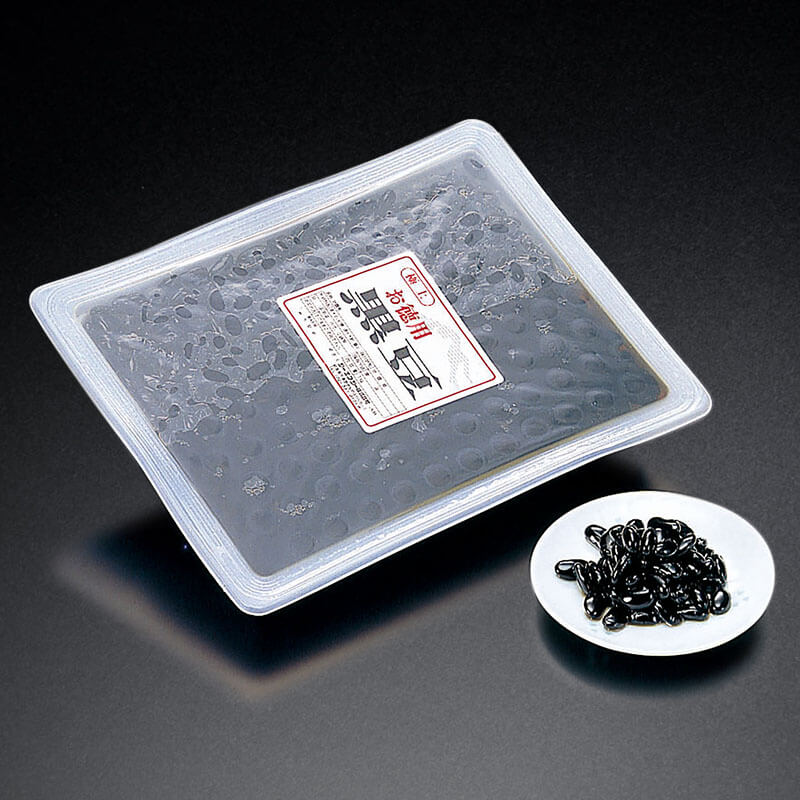 徳用 黒豆レトルトカップ S 1kg・約1,400粒入×10セット｜飲食業務用