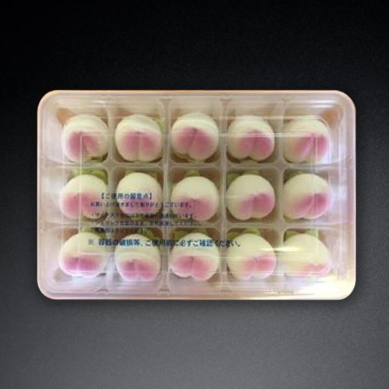 ［小売］花餅 -もも-［約20g/個］（15個入）〈冷凍〉